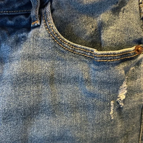 Old Navy Dark Blue Flare Jeans - Picture 4 of 6